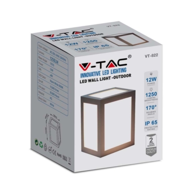 Oprawa V-TAC SKU218338 VT-822 4000K 12W 1350lm