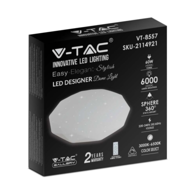 Oprawa V-TAC SKU2114921 VT-8557 3000K-6500K 60W 60