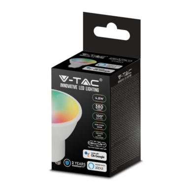 Żarówka V-TAC SKU3000 VT-2215 RGB+2700K-6500K 4,8W