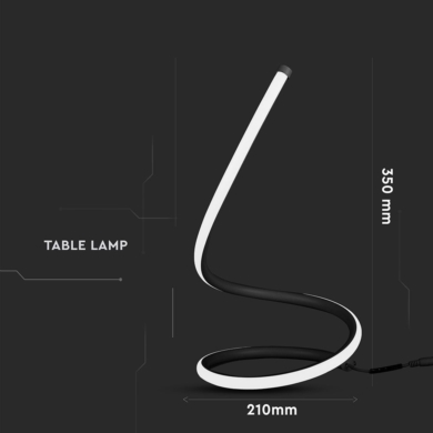 Lampka V-TAC SKU2140311 VT-7312-B-N 3000K 20W 1840