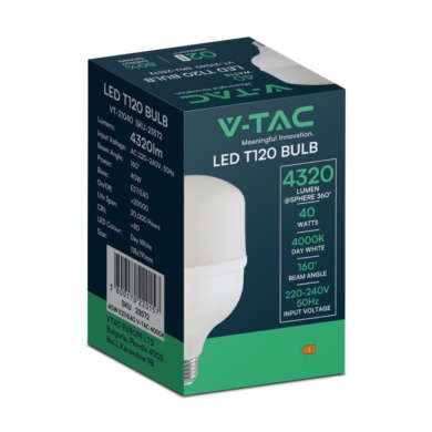 Żarówka V-TAC SKU23573 VT-21040 6500K 40W 4320lm