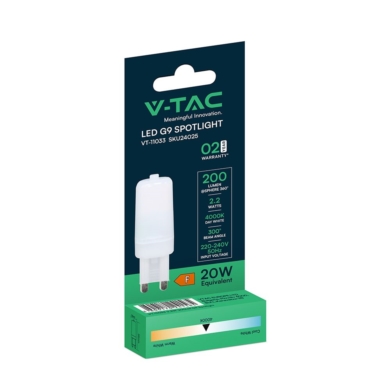 Żarówka V-TAC SKU24025 VT-11033 4000K 2,2W 200lm