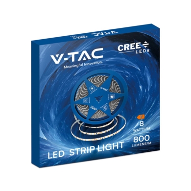 Taśma V-TAC SKU240826 VT-2835 6500K 8W 760lm
