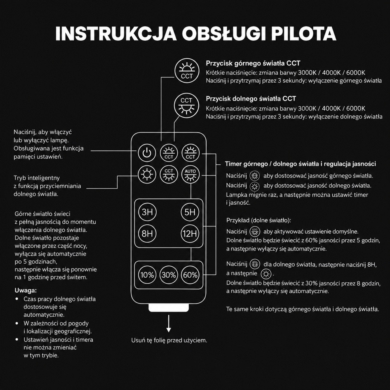 Oprawa V-TAC SKU24473 VT-10200 3000K-4000K-6000K 2