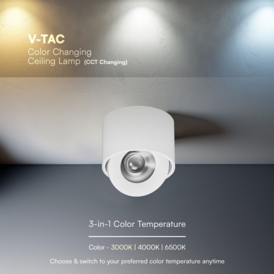 Oprawa V-TAC SKU24474 VT-110012CCT 3000K-4000K-650