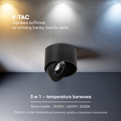 Oprawa V-TAC SKU24477 VT-110018CCT 3000K-4000K-650