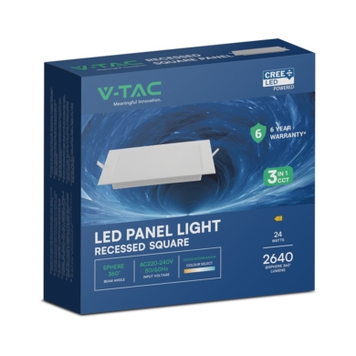 Panel V-TAC SKU104896 VT-61024CCT 3000K-4000K-6500