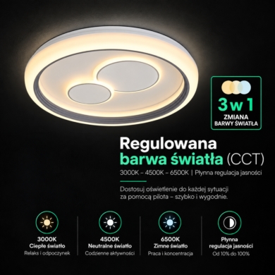 Oprawa V-TAC SKU24517 VT-84230 CCT 60W 4200lm