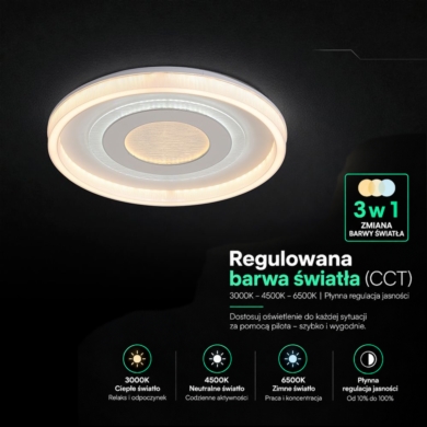 Oprawa V-TAC SKU24520 VT-84241 CCT 80W 6400lm