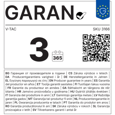 Oczko V-TAC SKU3166 VT-875-WG