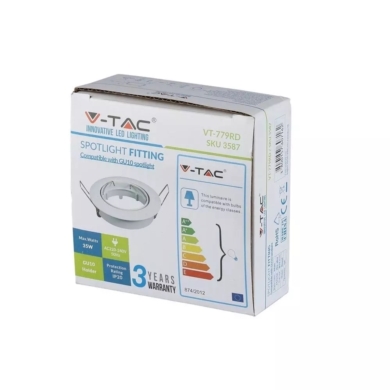 Oczko V-TAC SKU3587 VT-779-WH-RD