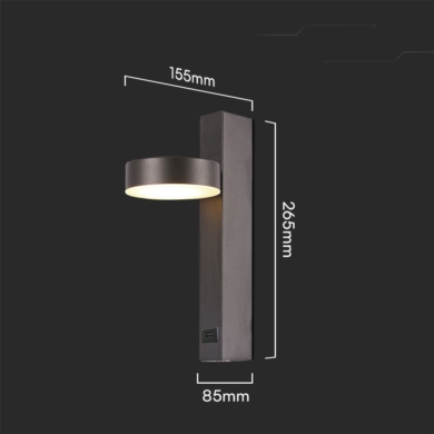Oprawa V-TAC SKU23405 VT-10111 3000K 8W 900lm